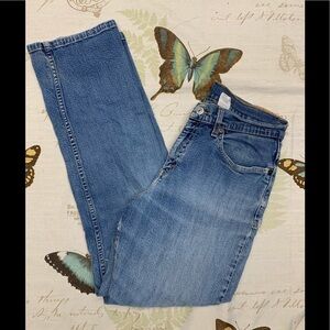 Levis 505 straight leg denim jeans